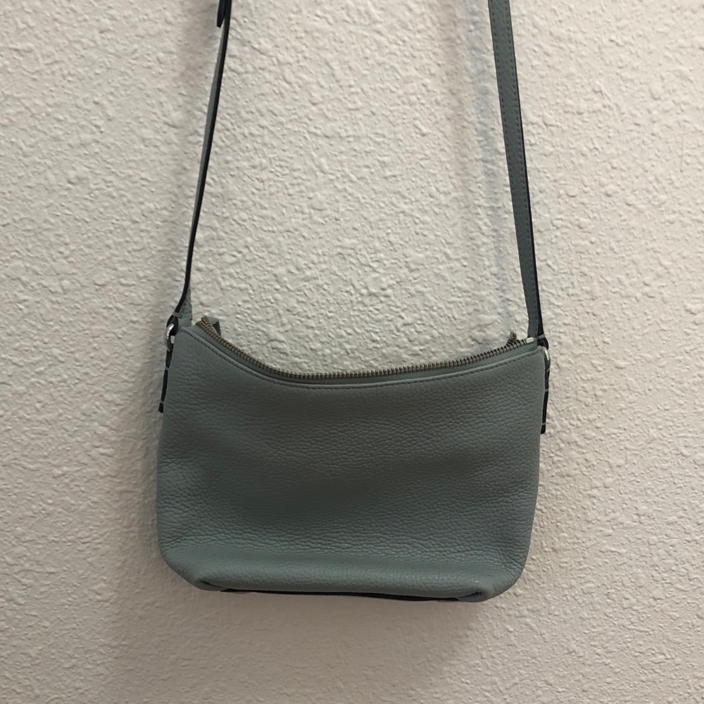 Minimalist Light Blue Crossbody Shoulder Bag